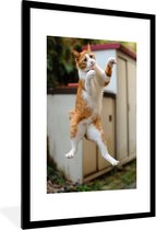 Chat sauteur 60x90 cm