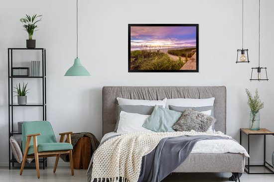 Affiche encadrée Plage - Couleurs - Amérique - 120x80 cm