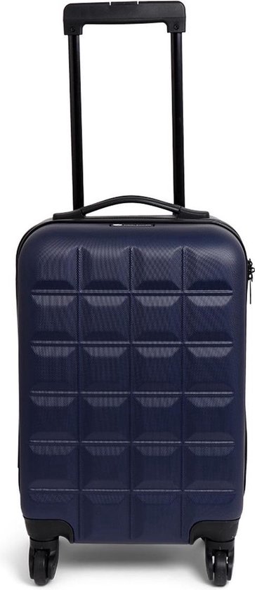 Norlander Squared Handbagagekoffer 37L - Reiskoffer Trolley - ECO Rpet - Blauw