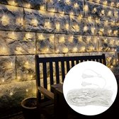 Cheqo® Net Lighting - Secteur - Illuminations de Éclairage de Noël - Net Siècle des Lumières - Extérieur et Intérieur - 160 LED - 200 x 100cm - Wit Chaud