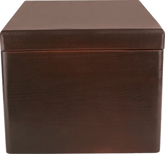 Brown Wooden Decorative Box Gift Packaging for Home Kitchen Wedding Christmas Je
