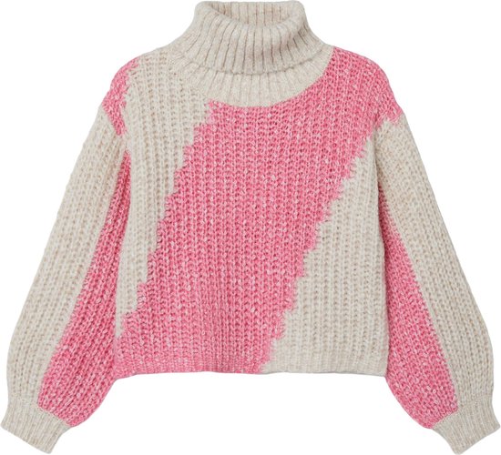 Name it trui meisjes - roze - NKFonina - maat 116
