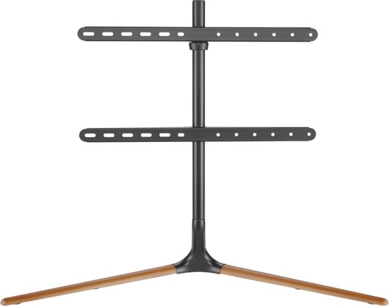 Design TV voet | Kleur: Zwart / Walnoot