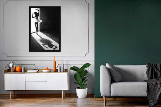 Fotolijst incl. Poster - Shadow Dance - 60x90 cm - Posterlijst