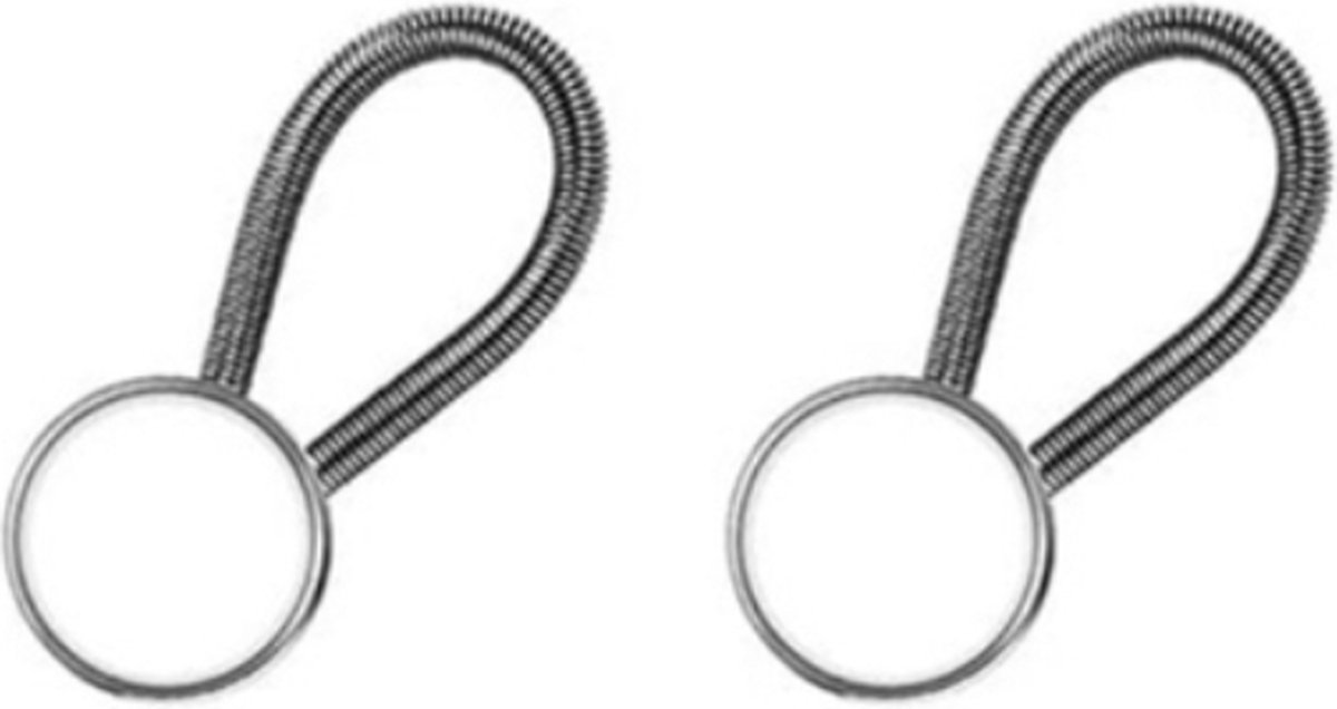 DELAGO 2-Pack Kraag Verlengstukken - Metalen Knopen voor Jeans, Broek en Overhemden - Taille en Nek Expander