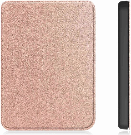 E-Reader Hoes Geschikt voor Kobo Clara 2E - Book Case met Sleep/Wake Functie - Kunstlederen Beschermhoes - Roze van iMoshion — afbeelding 2