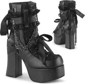 Demonia Enkellaars -36 Shoes- CHARADE-110 Zwart