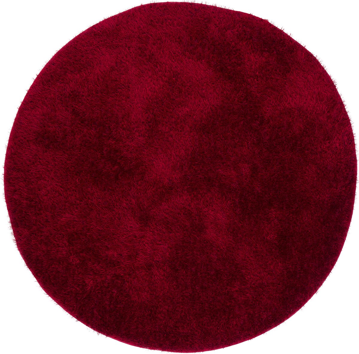 Snapstyle Hoogpolig vloerkleed Feeling Mix Round Rood