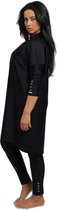 Burkini MYKINY BRAND Burqini Sara zwart XXXL/ 46 zwemkleding, zwem set, zwem tuniek, zwembroek, en turban. XXXL