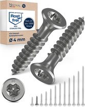 Roestvrij houtschroeven, Torx-schroeven, roestvrij staal, V2A, 4 x 20,... |  bol