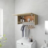 The Living Store Hangkast Sonoma Eiken - 70 x 32.5 x 35 cm - Duurzaam en Functioneel