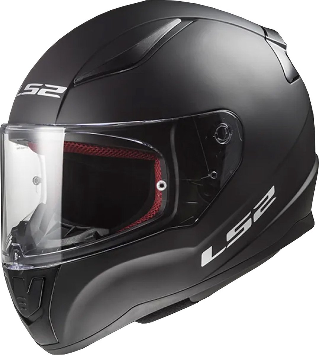 LS2 Helm Rapid II Solid FF353 mat zwart maat XL