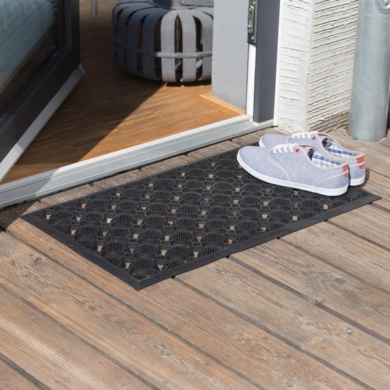 | relaxdays deurmat rubber, voetveger gummi Relaxdays deurmat rubber, voetveger gummi, droogloopmat