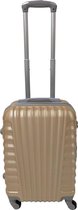 Handbagage koffer 55cm 4 wielen trolley - Champagne