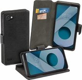 MP Case zwart book case style voor LG Q6 wallet case