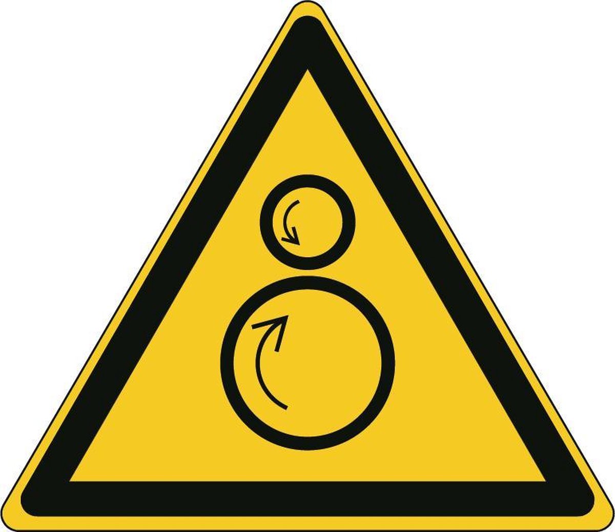 Stier waarschuwingspictogram - 100 mm breed - Sticker thumbnail 2