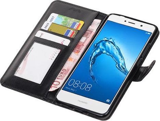 BestCases Wallet Zwart booktype cas Huawei Y7 / Y7 Prime