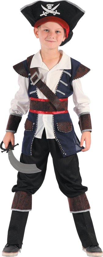 LUCIDA - Zeerover piraat kostuum voor jongens - XS 92/104 (3-4 jaar) |  bol.com
