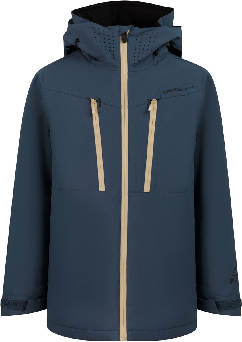 Protest PRTWixan Skijas Jongens Waterkolom 20K Skipasvak Winterjas Marineblauw