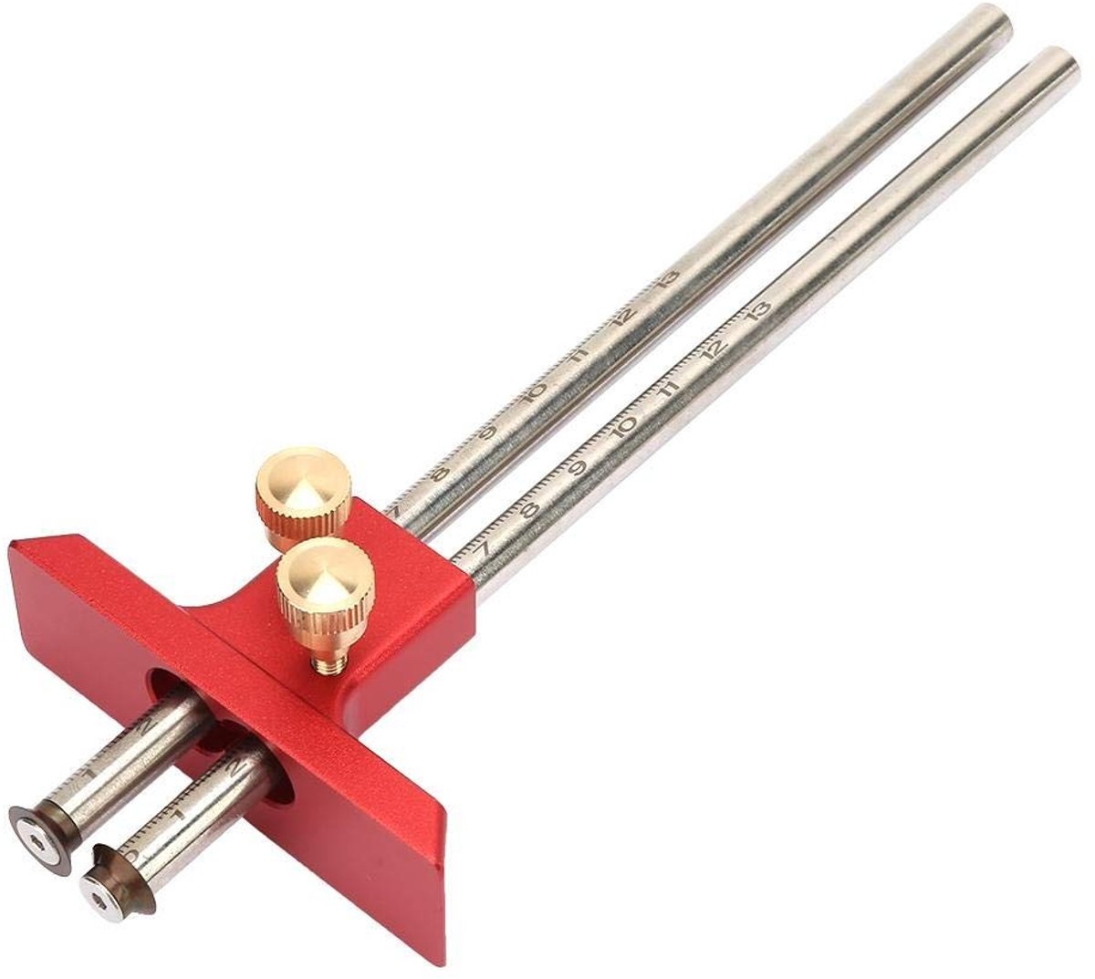 Dailygoods- Hoofdschrijver Hoge Precisie - Houtbewerking - Markering - Schaal - Gereedschap - Timmerwerk - Duurzaam Materiaal - Markeergereedschap