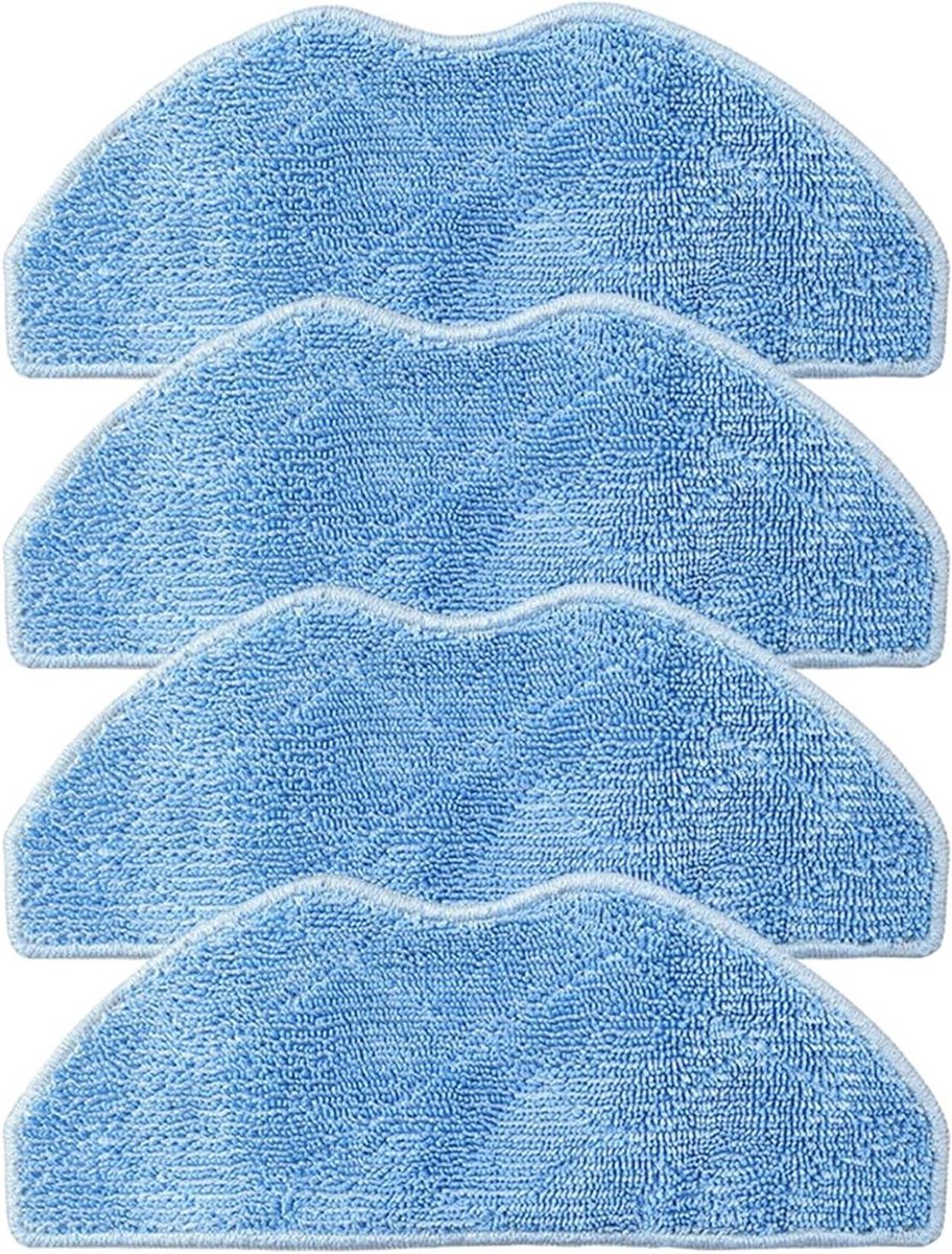 Robotstofzuiger Dweildoek - Vloerreiniging Doekjes - Grondige Vloerreiniging - Sterke Waterabsorptie - 4 Stuks - Grijs