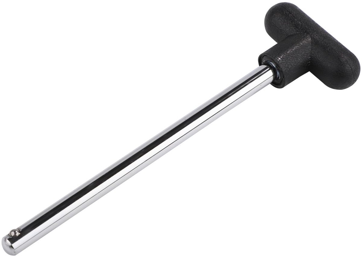 Dailygoods- Gewichtpin Heavy Duty - Universele Gewicht Selector Pin - Verchroomd Staal - 18,5 cm Lang - Geschikt voor Home Gym - Duurzaam en Stevig - Gewichtselector