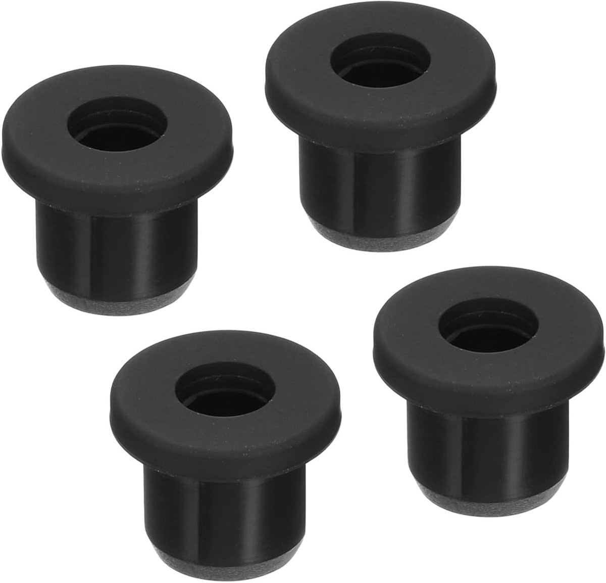 4 Stuks Rubber Grommets 10mm Montage Diameter Ronde T-Type Siliconen Dichtingen voor Kabel- en Pijpbeveiliging