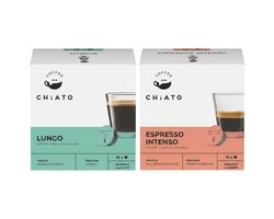 Koffiecapsules compatibel met NESCAFÉ® Dolce Gusto® CHiATO Lungo, 16 st.