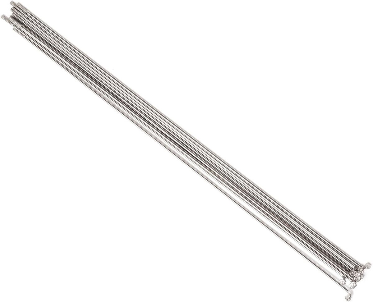 Stalen Fietsspaken 14G J Bend 220mm voor Racefietsen en Mountainbikes met Nippels - Duurzaam en Betrouwbaar
