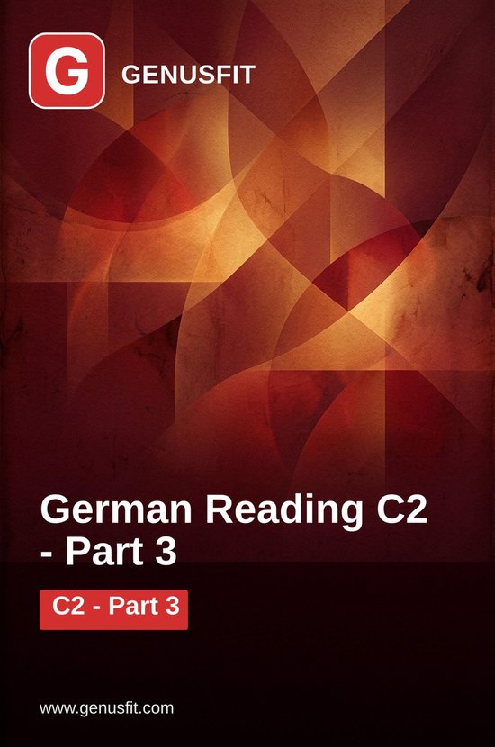 GenusFit: German Reading C2. Part 3/7 - cover
