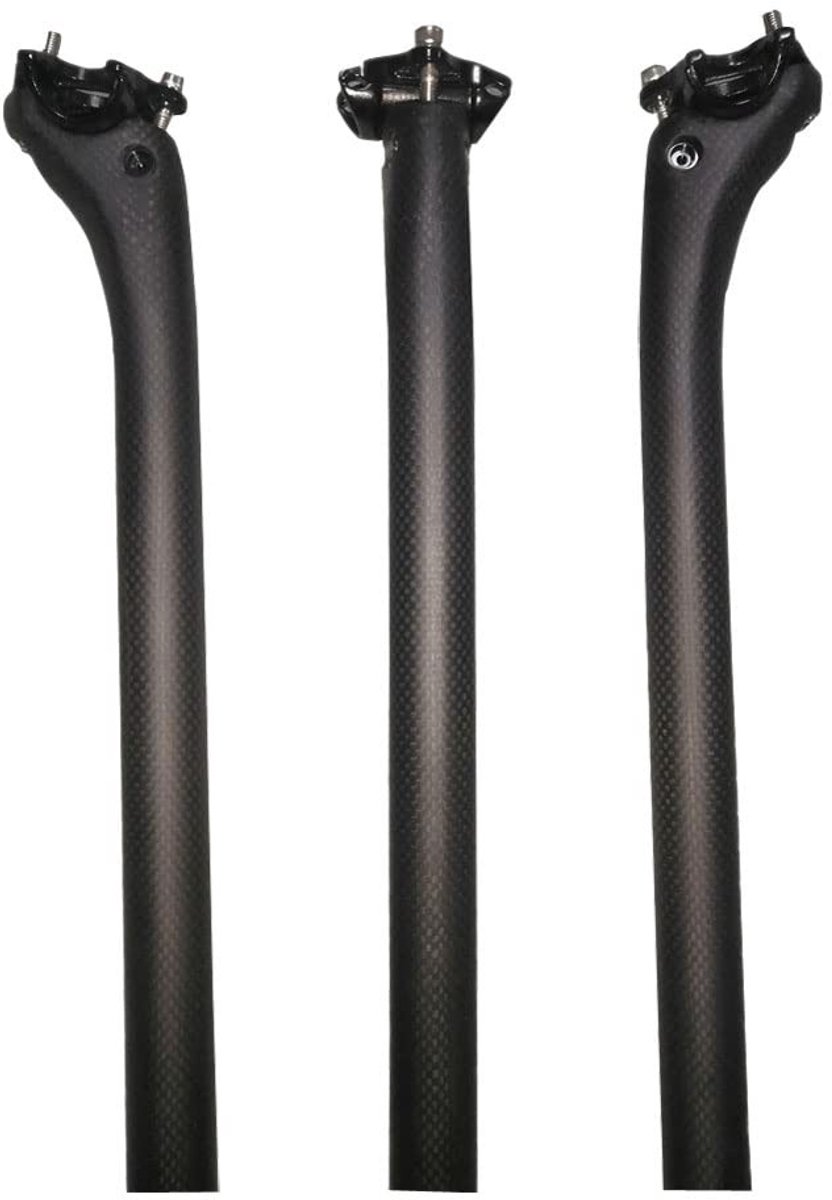 Dailygoods - Carbon Zadelpen voor Racefiets en Mountainbike - Ultralicht en Sterk