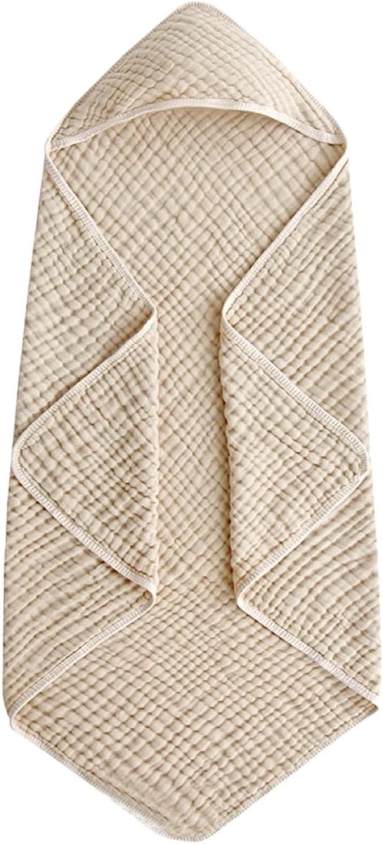 Baby Handdoek met Kap - Baby Badjas Baby - Baby Verzorging - Zacht en Sneldrogend - 89 x 89 cm