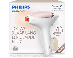 Philips Lumea 7000 Series IPL Ontharingsapparaat – Tot 3 Jaar Lang Gladde Benen, SmartSkin-sensor en Opzetstuk voor Lichaam, BRI930/00
