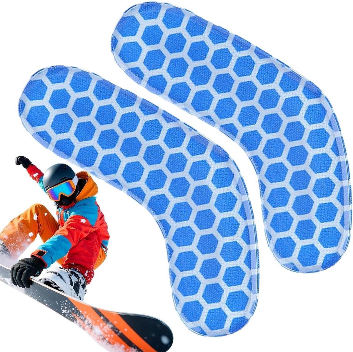 Enkelbeschermers Ski - Schaatsbeschermers Voet - Sport en Buiten - Verbeterde Dempende Ondersteuning - 10 x 8 x 1 cm