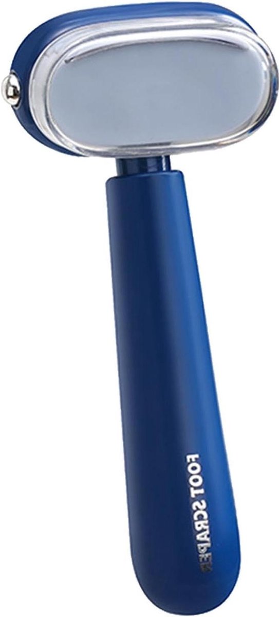 Voetrasp Dubbelzijdig - Voetvijl Eeltverwijderaar - Dode Huid Verwijderen - Roestvrij Staal - 115 x 55 cm - Wit en Blauw
