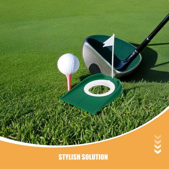 Golf Putting Set - Putting Trainer - Golf Vaardigheden Verbeteren - Afneembare Oefenbekers - 18 x 13.3 cm - Groen van GOLF — afbeelding 2