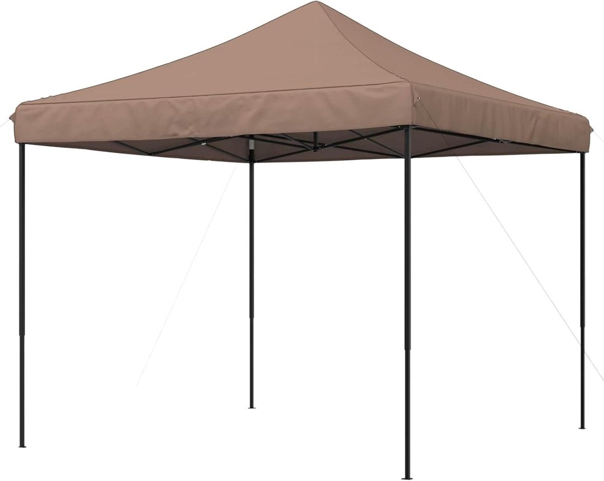 Opvouwbare Partytent - Pop-up Tent Evenementen - Buitenfeesten Organiseren - Robuust Gepoedercoat Frame - 292 x 292 x 315 cm