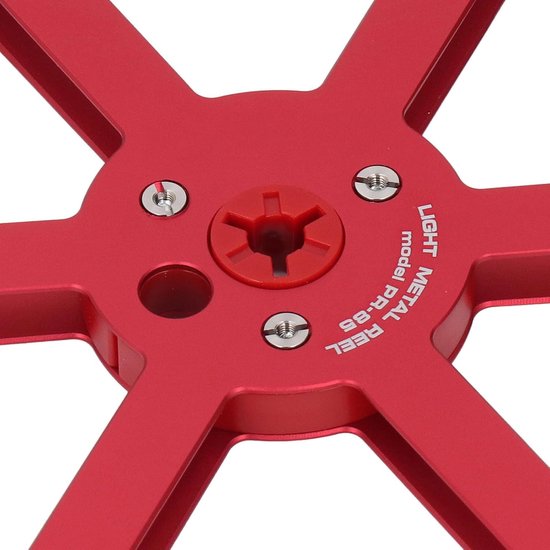 Lege Spoel - Tape Spoel Reel - Geluidsopname - Aluminiumlegering - 7 inch - Rood — afbeelding 2
