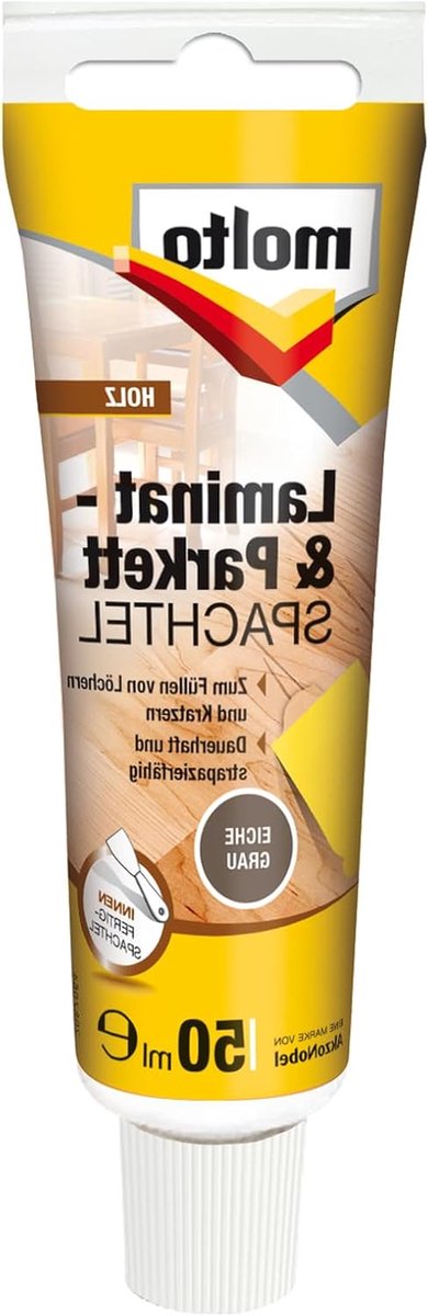Laminaat en parketplamuur - Vloer reparatie pasta - Vloeren repareren - Onderling mengbare kleuren - 50 ml - Eiken grijs