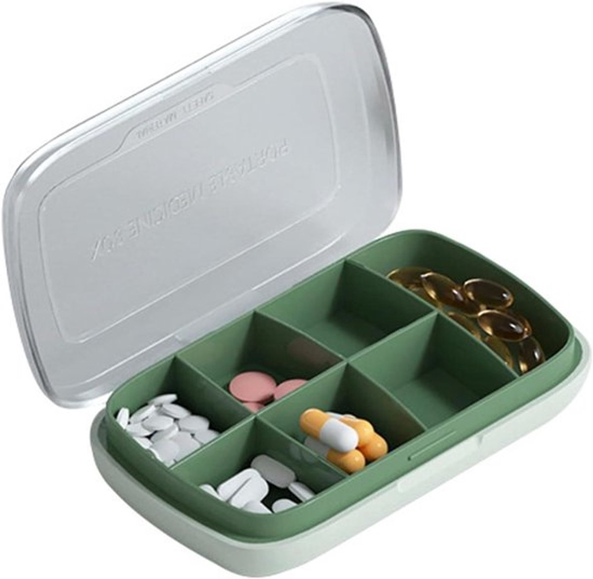 Pillenorganizer voor op reis - Handige opbergbox voor medicijnen en supplementen