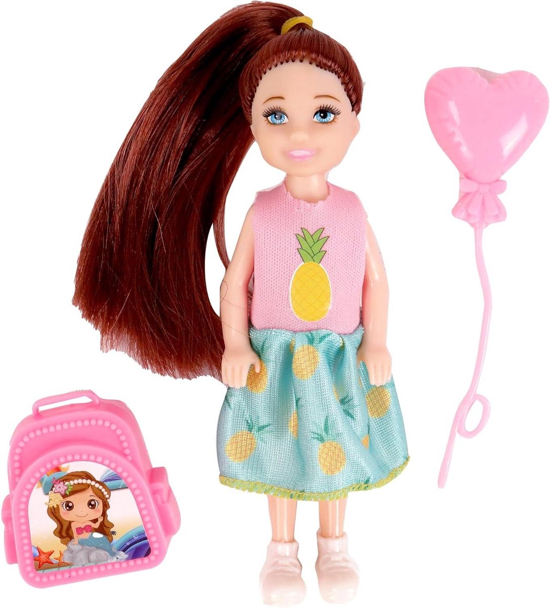 Mini Pop - Speelgoedpop Accessoires - Kinderen Spelen - Lichtgewicht Plastic - 13.5 cm - Willekeurig