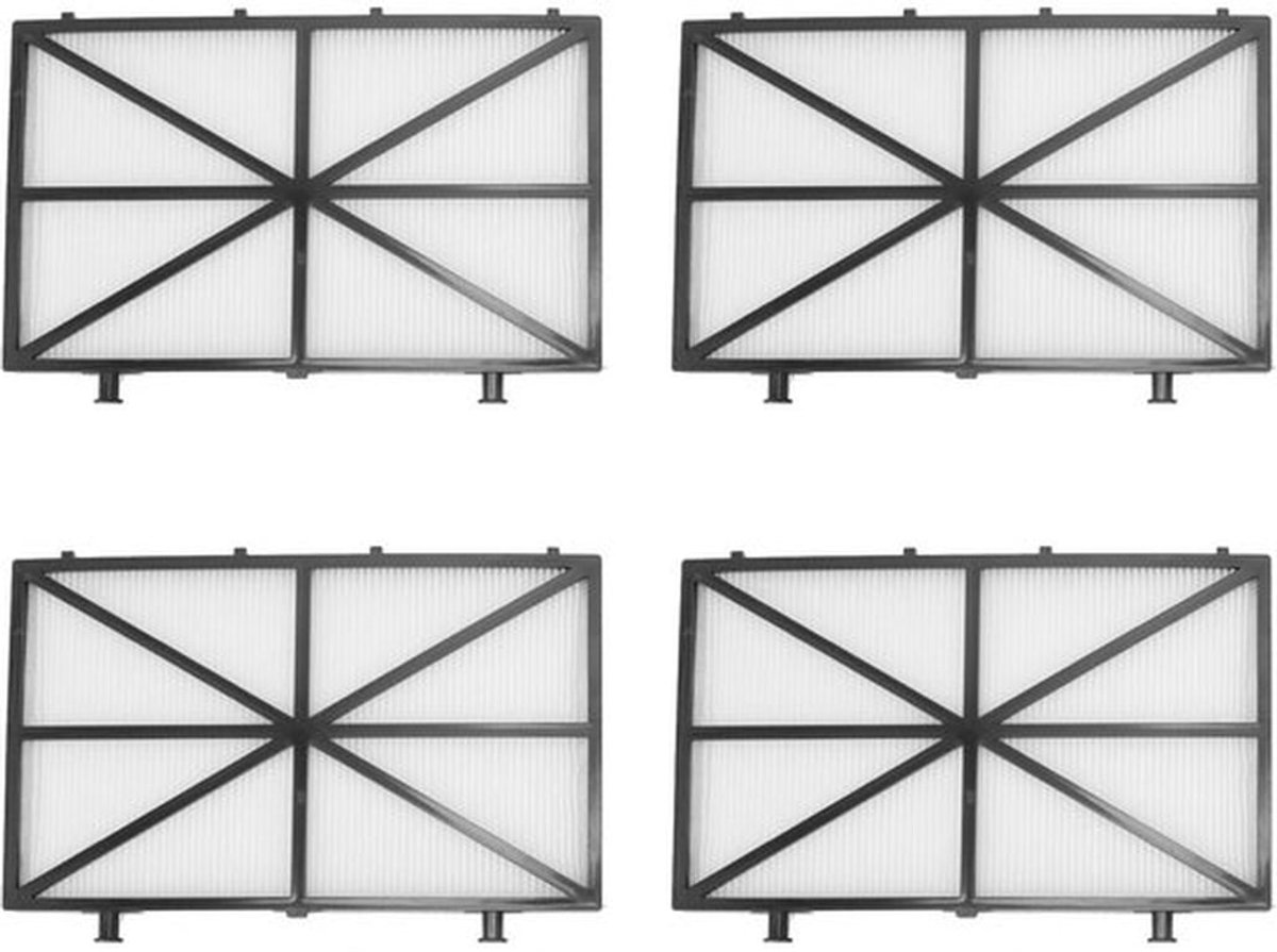 Patroonfilter 4 Stuks - Vervangende Filterpanelen - Compatibel met M400/M500/CC Plus - ABS-kunststof - Onderdeelnummer 9991432 R4 - Zwembadfilter
