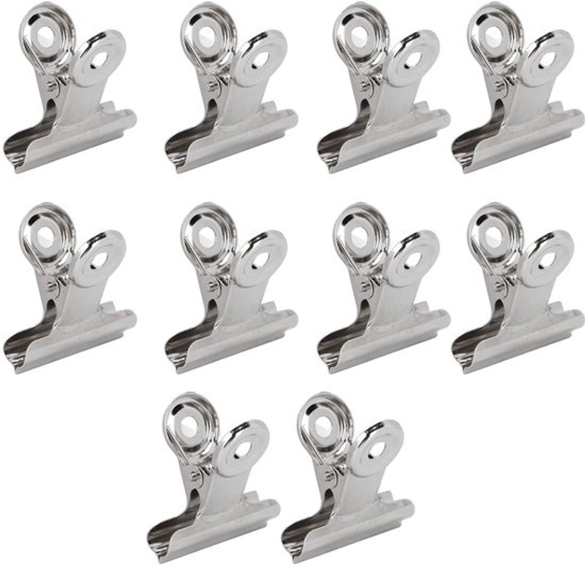 - Nagelklemmen - Nagelverlenging - Duurzaam en praktisch - 10 stuks - Nagelkunstaccessoires - Voor thuis en salon - Metalen clips