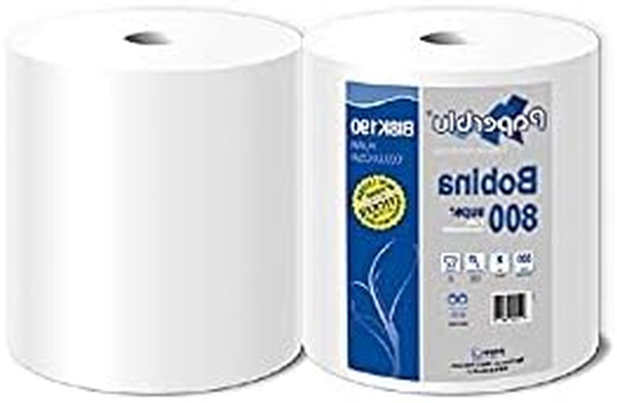 Keukenrollen - Papierrollen Celluloserollen - Huishoudelijk Gebruik - Microgelijmd - 800 vel per rol - Blauw