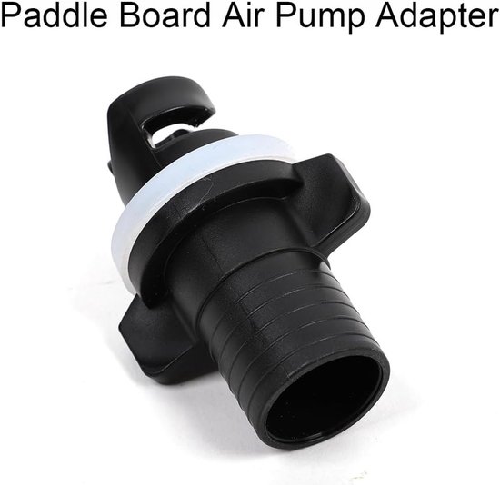 Voetpomp Ventieladapter - Luchtpomp Connector - Watersport Opblazen - Lekvrije Afdichting - 2 Stuks - Zwart — afbeelding 2