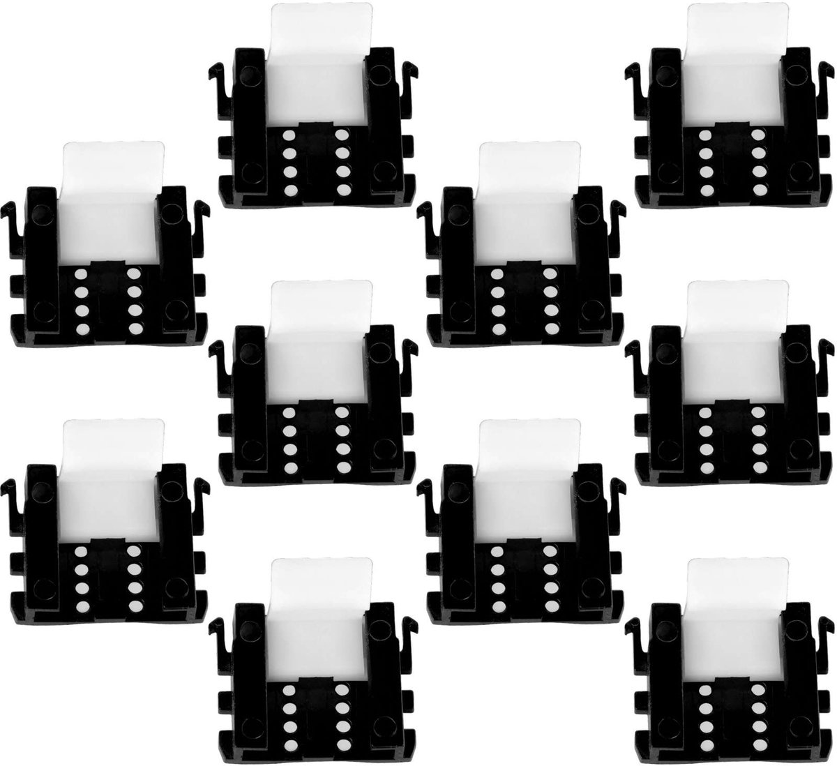 Dailygoods- Plintbeugels Set van 10 Stuks - 16 mm Plint - Eenvoudige Installatie - Hoge Belastbaarheid - Robuust - Draagvermogen tot 500 kg - Keukenpoten