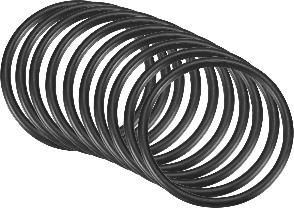 Dailygoods - 10 Stuks Nitril Rubber O-Ringen 58mm x 50mm x 4mm voor Water Tap Reparatie