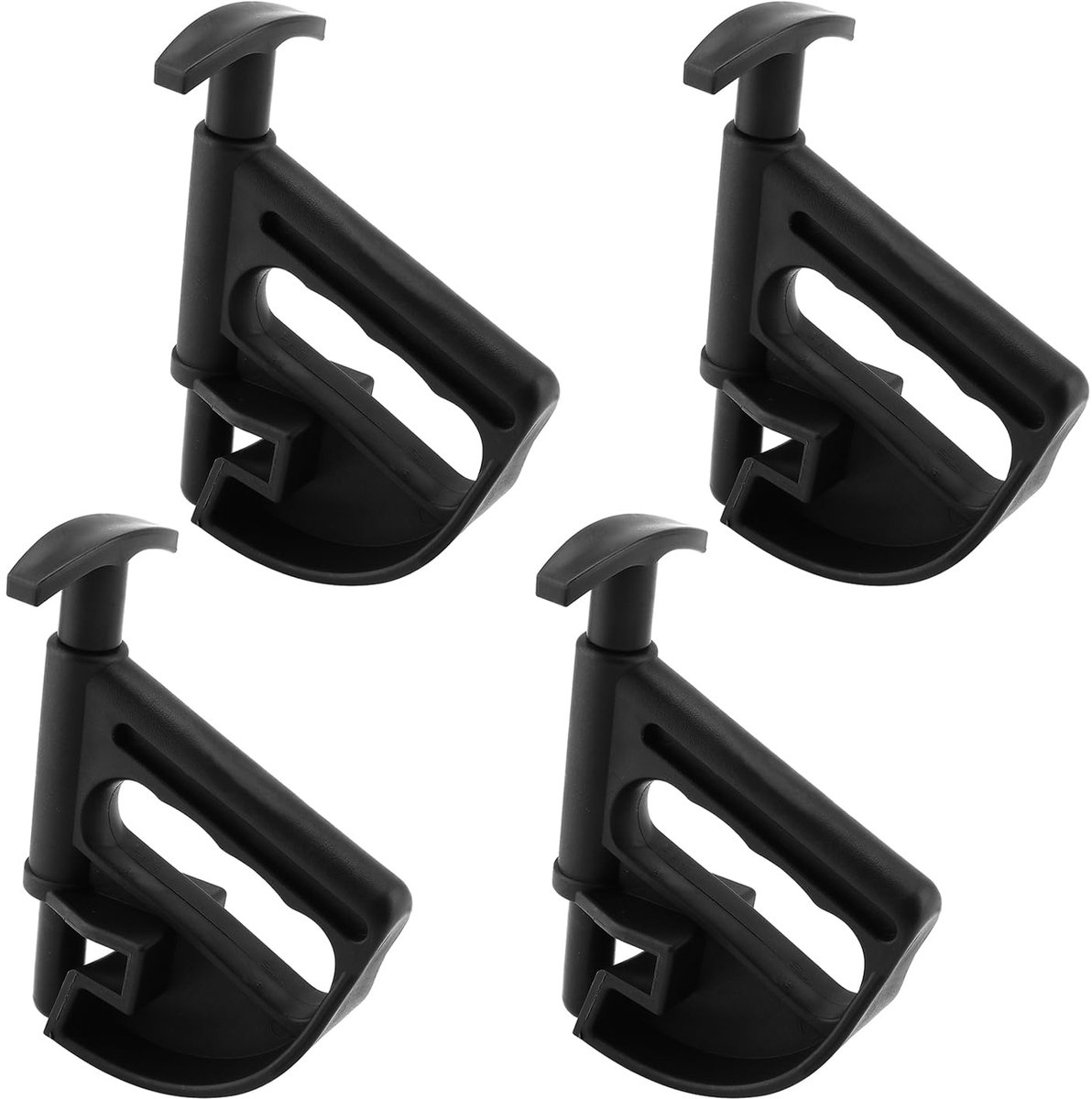 Dailygoods- Bandenspanners 4 Stuks - Wielverlaghouders - Bandenmontagehulp - Wulpklem - Hoogwaardig Kunststof/Metaal - Duurzaam en Praktisch