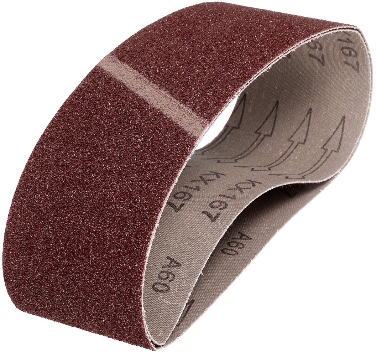 Dailygoods - Schuurbanden 76 mm x 533 mm - 2 Stuks Aluminium Oxide voor Houtbewerking en Metalen Polijsten
