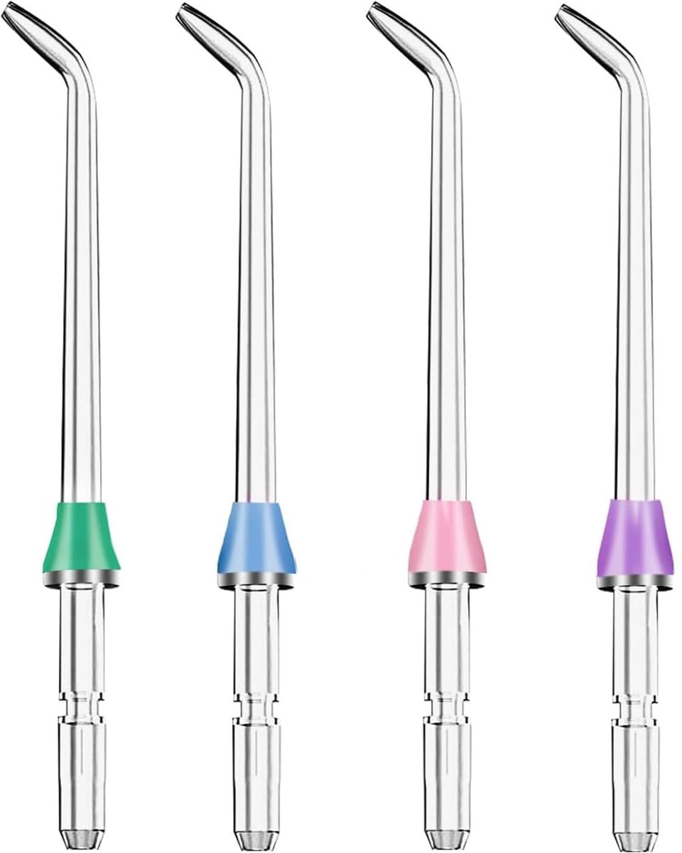 Dailygoods - 4 Stuks Vervangende Flosserkoppen voor Waterpik Waterflosser